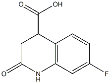 7-FLUORO-2-OXO-1,2,3,4-TETRAHYDROQUINOLINE-4-CARBOXYLIC ACID Struktur