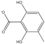 5-甲基-6-羟基水杨酸, , 结构式