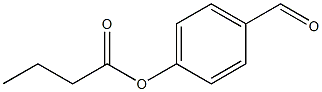 P-BUTYRYLOXYBEXZALDEHYDE 结构式