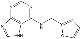 6-FURFURYLAMINOPURINE Structure