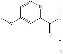4-METHOXY-PYRIDINE-2-CARBOXYLIC ACID METHYL ESTER, HCL,,结构式