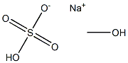 Hydroxymethanesulfoic acid, monosodium salt 化学構造式
