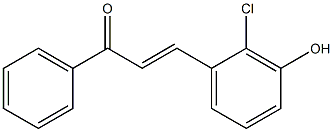 2-Chloro-3HydroxyChalcone,,结构式