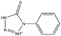 1-phenyl-5-thiotetrazolium Struktur