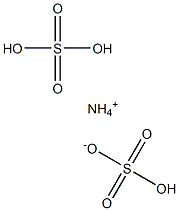 Ammonium bisulfate sulfuric acid 结构式