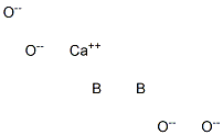 Calcium diboron tetraoxide Struktur