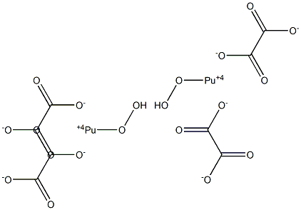 Di(dioxyplutonium(V)) oxalate,,结构式