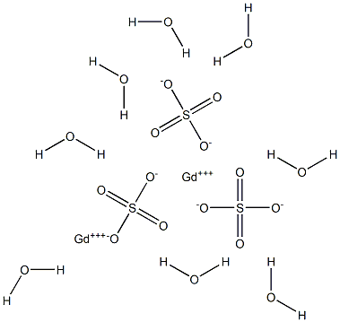 Gadolinium(III) sulfate octahydrate Structure