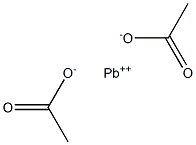 Lead(II) acetate 结构式