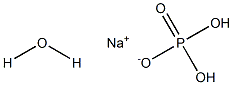 Sodium dihydrogen orthophosphate monohydrate Structure