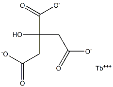 Terbium(III) citrate,,结构式