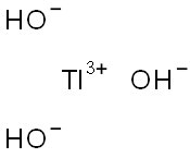 Thallium(III) hydroxide 化学構造式