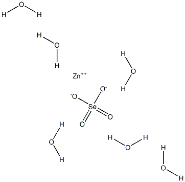 Zinc selenate hexahydrate Structure