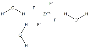 Zirconium fluoride trihydrate