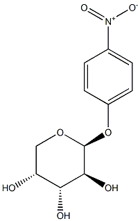 4-NITROPHENYL-BETA-D-ARABINOPYRANOSIDE Struktur