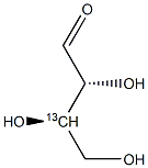 D-Erythrose-3-13C Struktur