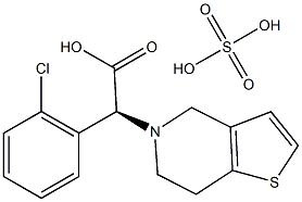 Clopidogrel hydrogen sulfate Structure