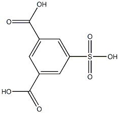 Isophthalic acid-5-sulfonic acid Struktur