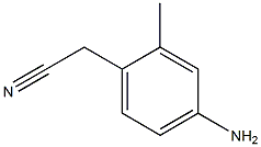 2-methyl-4-aminophenylacetonitrile Structure