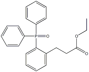 Ethoxycarbonylethyltriphenylphosphine oxide Struktur