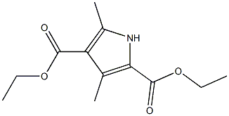 3,5-二甲基吡咯-2,4-二羧酸二乙酯, , 结构式