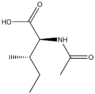 N-乙酰-DL-异亮氨酸,,结构式
