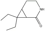 3,3-亚戊基丁内酰胺, , 结构式