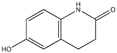 3,4-dihydro-6-hydroxy-2(1H)-quinolinone Structure