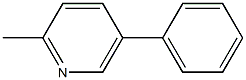 5-phenyl-2-methylpyridine Structure