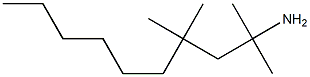 2,4,4-trimethyl-2-decylamine Structure