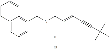 Terbinafine hydrochloride Struktur