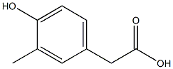 4-Hydroxy-3-methylphenylacetic acid Struktur