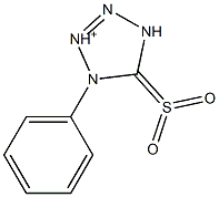 1-phenyl-5-sulfonyltetrazolium 化学構造式