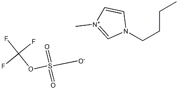 1-butyl-3-methylimidazolium trifluoromethyl sulfate Struktur
