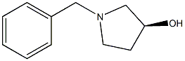 (S)-1-苄基吡咯烷-3-醇,,结构式