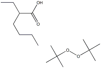 Tert-butylperoxide 2-ethylhexanoate Struktur