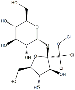 三氯代蔗糖, , 结构式
