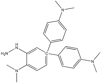 3,3-双(4-二甲氨基苯基)-6-二甲氨基苯酞, , 结构式