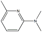 2-N,N-二甲氨基-6-甲基吡啶,,结构式