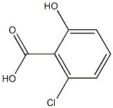 6-chlorosalicylic acid 化学構造式