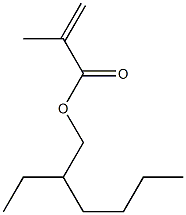 甲基丙烯酸2-乙基已酯, , 结构式