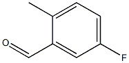 5-氟-2-甲基苯甲醛 结构式