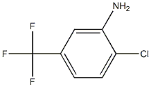 3-amino-4-chlorobenzotrifluoride Struktur