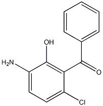 2-hydroxy-3-benzoyl-p-chloroaniline Structure