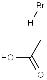 氢溴酸醋酸溶液, , 结构式