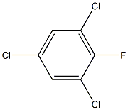 2,4,6-三氯氟苯, , 结构式