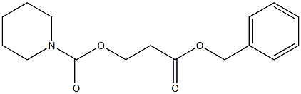 3-S-CBZ-ethyl piperidinecarboxylate 化学構造式