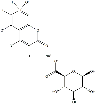 7-Hydroxy Coumarin-d5 b-D-Glucuronide Sodium Salt|