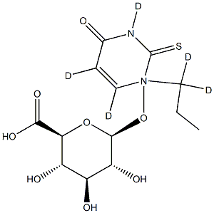 Propylthiouracil-d5 N-b-D-Glucuronide