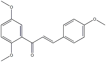 2',5',4-Trimethoxychalcone,,结构式